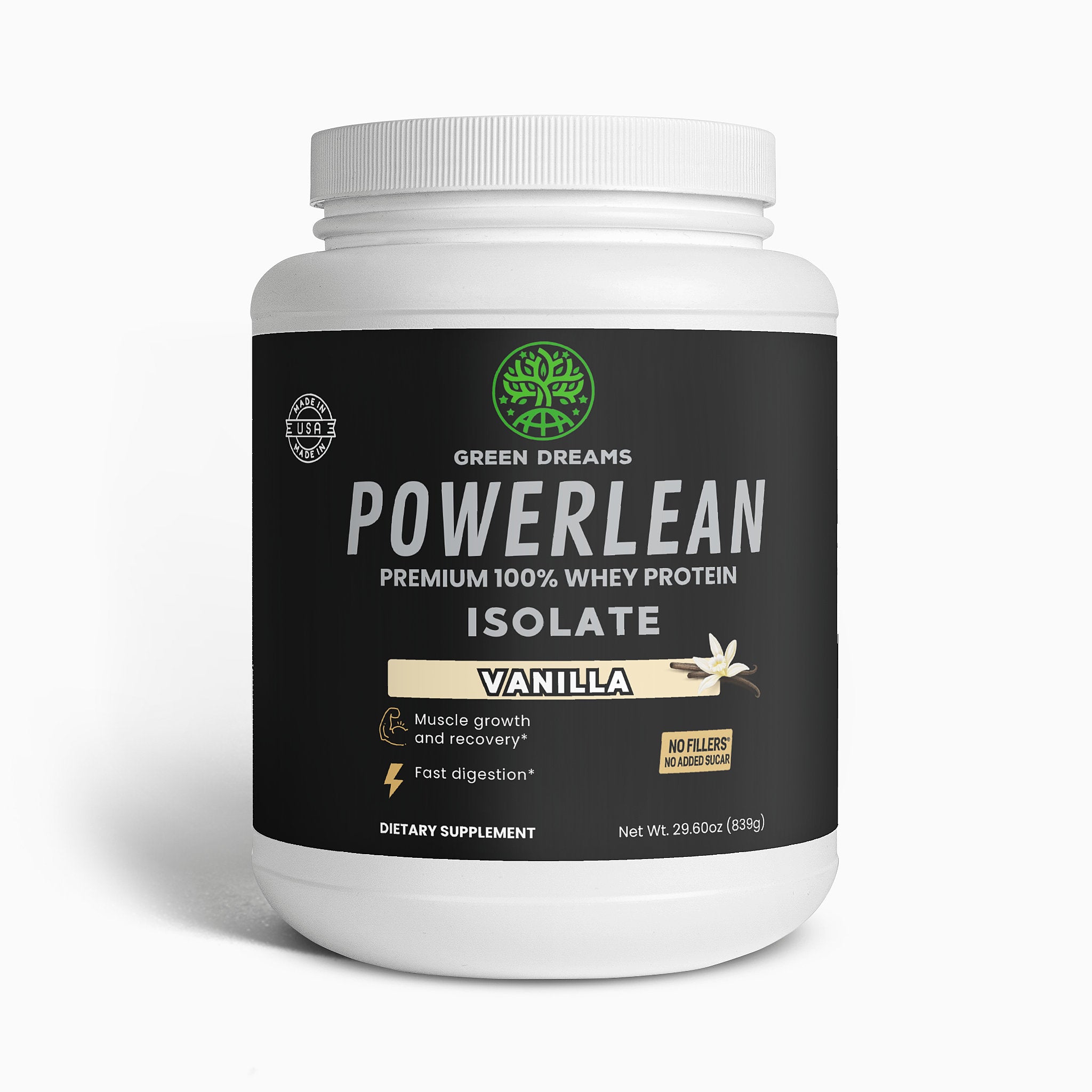 Advanced 100% Whey Protein Isolate (Vanilla)